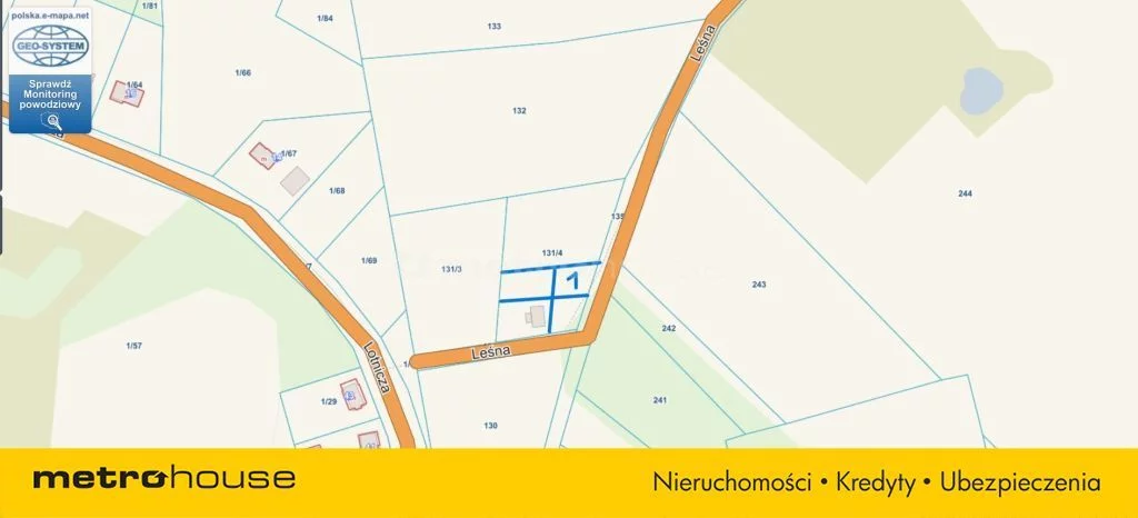 Działka 1 000,00 m², oferta nr , SGPUZU772, Konarzyny, Zielona