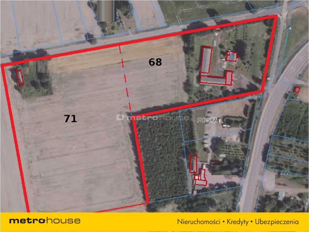 Działka 39 400,00 m², oferta nr , NOWY550, Zosin