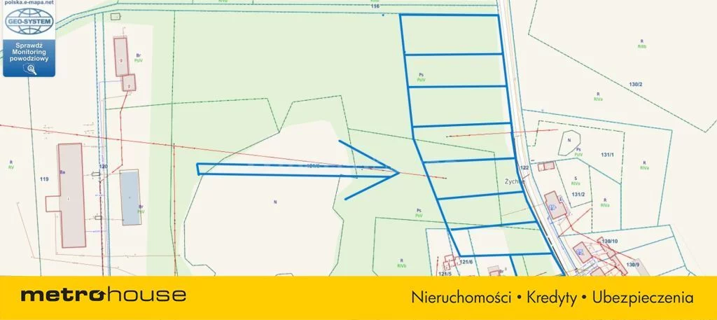 Działka 1 100,00 m², oferta nr , SGDOFU235, Żychce