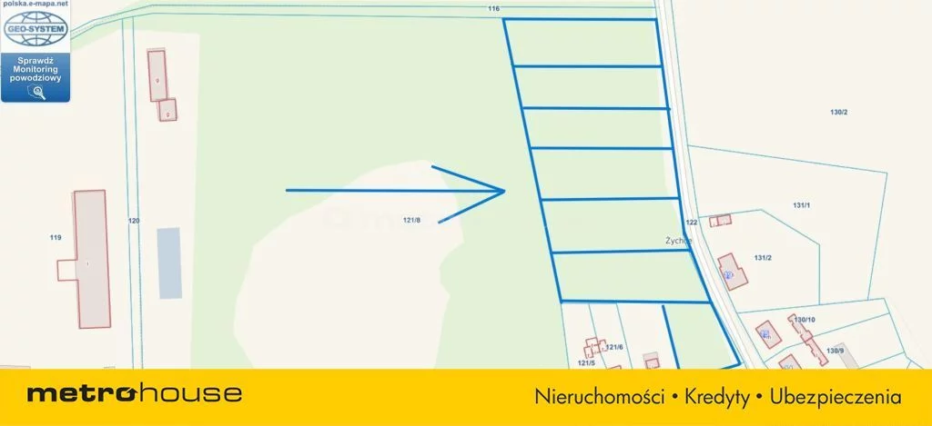Działka 1 100,00 m², oferta nr , SGDOFU235, Żychce