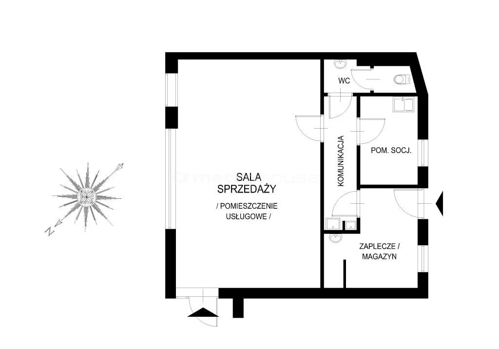 Lokal użytkowy 87,00 m², oferta nr , WLTOVI645, Skierniewice, 19 Lutego