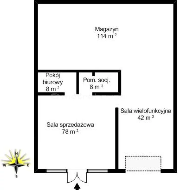 Lokal użytkowy 270,00 m², oferta nr , GIWE023, Gdynia