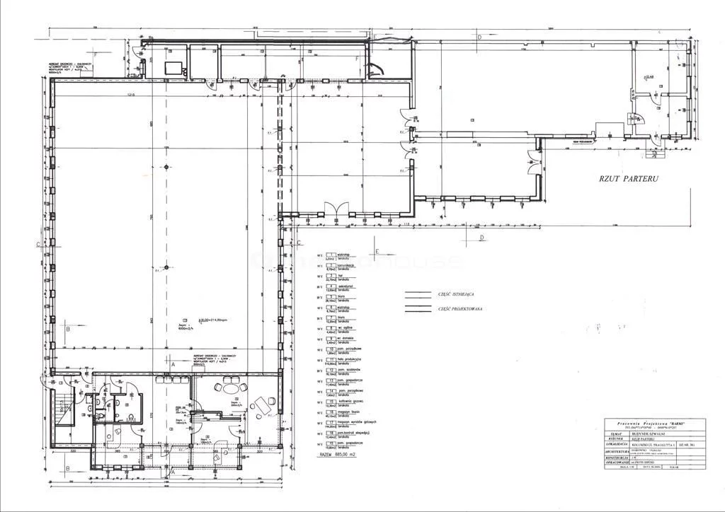 Obiekt 1 784,00 m², oferta nr , TAMU480, Koluszki