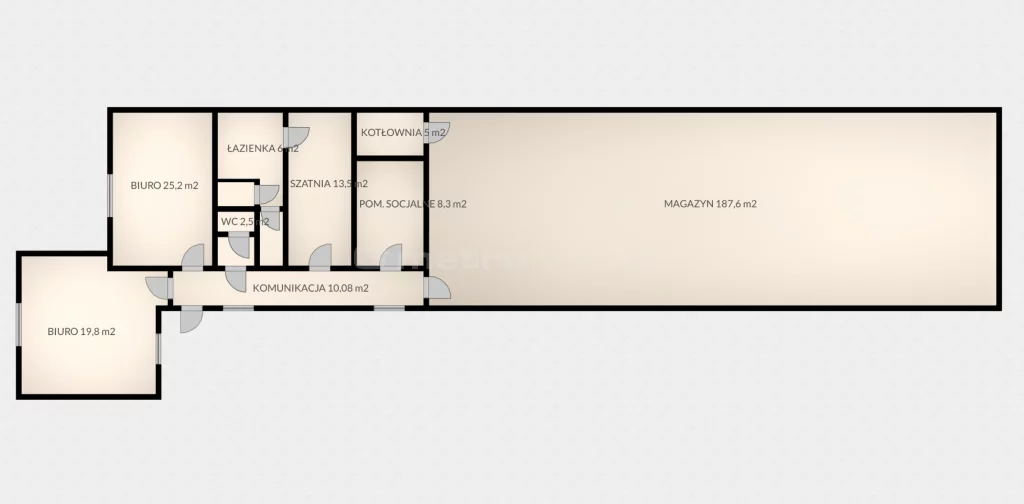 Lokal użytkowy 278,00 m², oferta nr , WLLOBO230, Baniocha, Lipowa