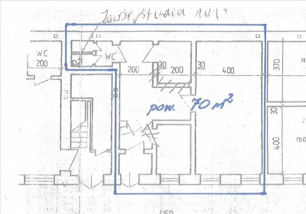 Lokal użytkowy 70,00 m², oferta nr , XIWE271, Łódź, Śródmieście, Śródmieście