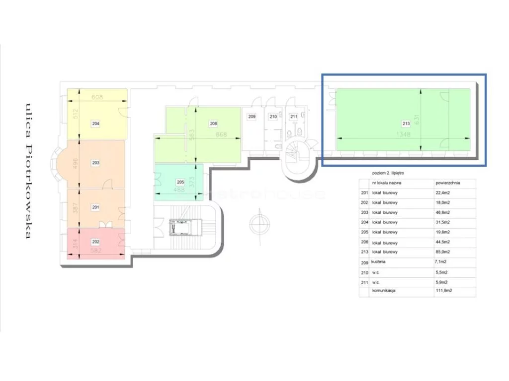 Lokal użytkowy 85,00 m², oferta nr , NUSE538, Łódź, Śródmieście, Śródmieście