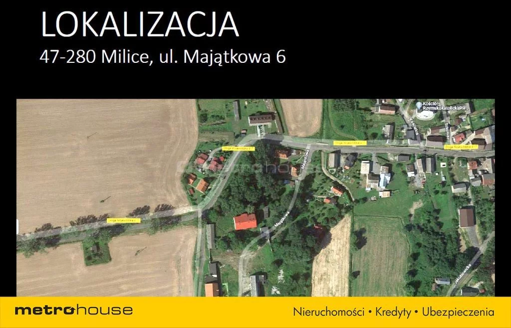 Obiekt 940,00 m², oferta nr , SOMIMU928, Milice, Majątkowa