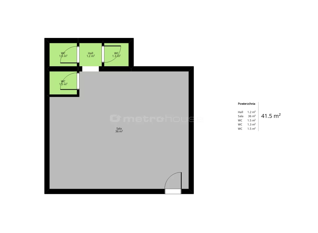 Lokal użytkowy 42,00 m², oferta nr , SLNOFE975, Łódź, Śródmieście, Śródmieście, Narutowicza
