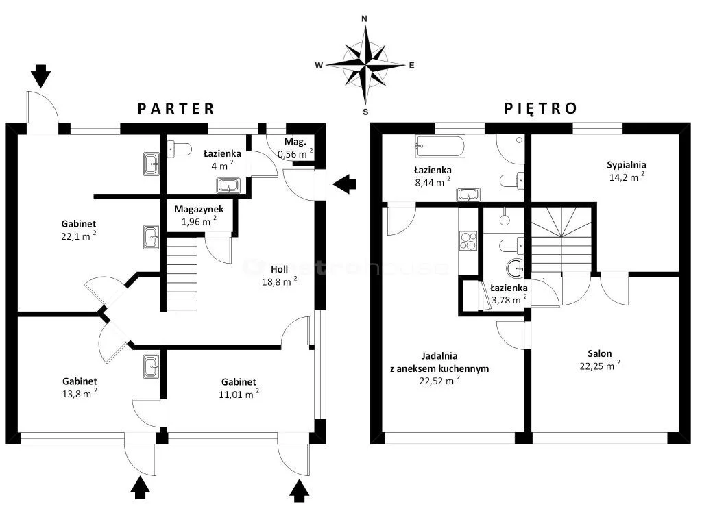 Lokal użytkowy 171,29 m², oferta nr , SLFUZE672, Pruszcz Gdański, Obrońców Poczty Polskiej
