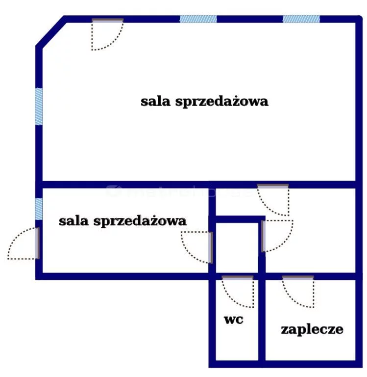 Lokal użytkowy 83,20 m², oferta nr , LUDY859, Pabianice