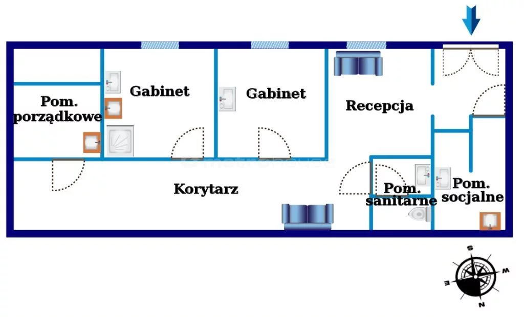 Lokal użytkowy 64,93 m², oferta nr , WIWI467, Kielce, Paderewskiego