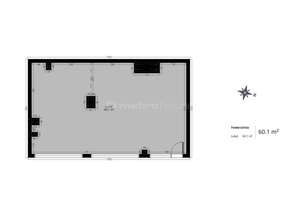 Lokal użytkowy 60,10 m², oferta nr , WLKEZY756, Łódź, Śródmieście, Śródmieście, Pogonowskiego