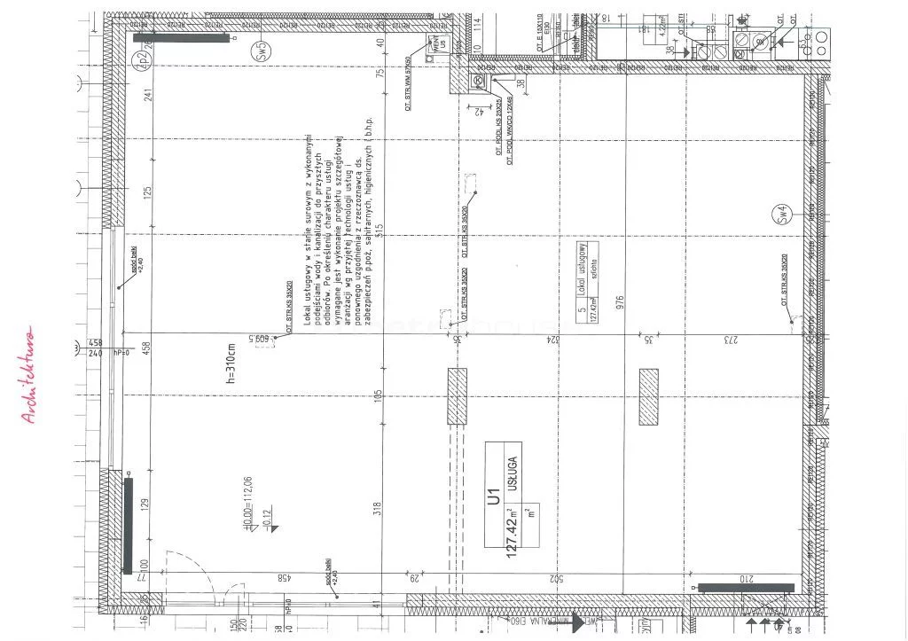 Lokal gastronomiczny 127,42 m², oferta nr , WLZELO244, Warszawa, Włochy, Włochy, Przy torach