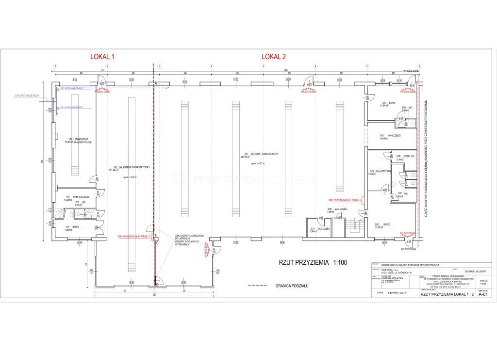 Obiekt 660,00 m², oferta nr , SOGIJO635, Łódź, Ratajska