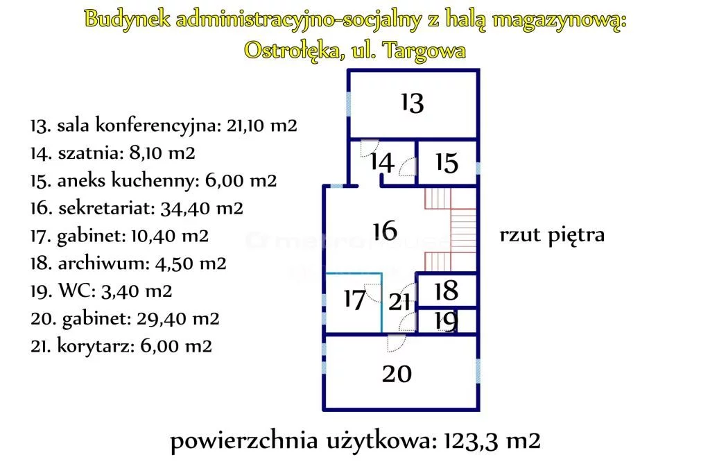 Lokal użytkowy 547,90 m², oferta nr , WLTIZI823, Ostrołęka, Targowa