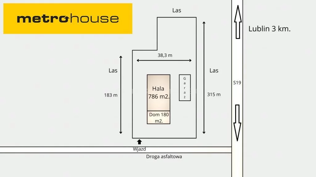 Obiekt 9 213,00 m², Tereszyn, Sprzedaż