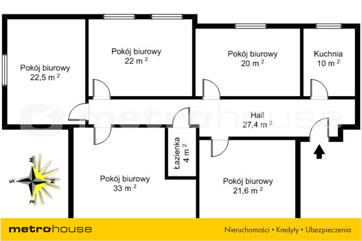 Lokal użytkowy 160,00 m², oferta nr , TUKE857, Warszawa, Ochota, Ochota