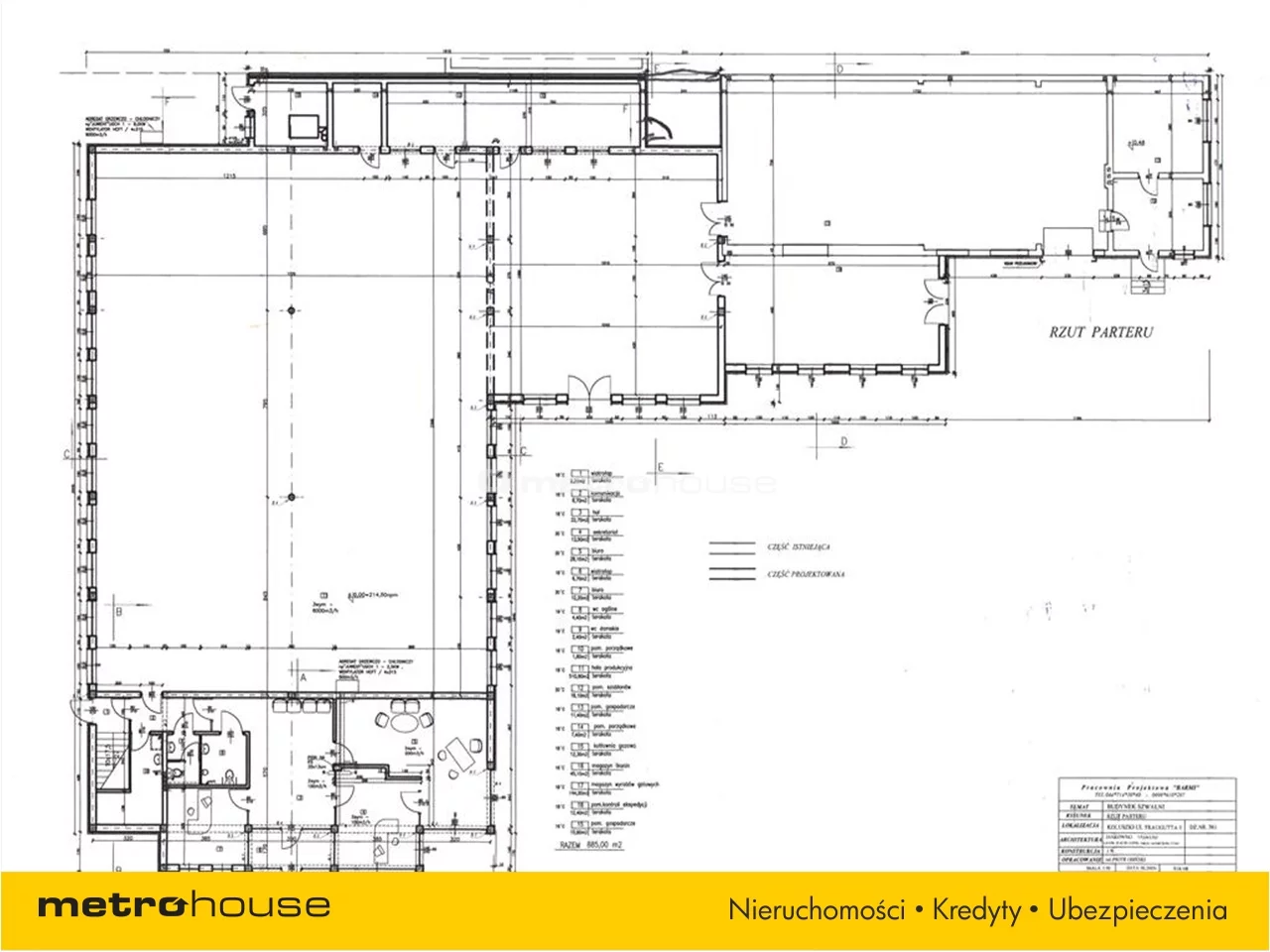 Magazyn 1 784,00 m², oferta nr , TAMU480, Koluszki