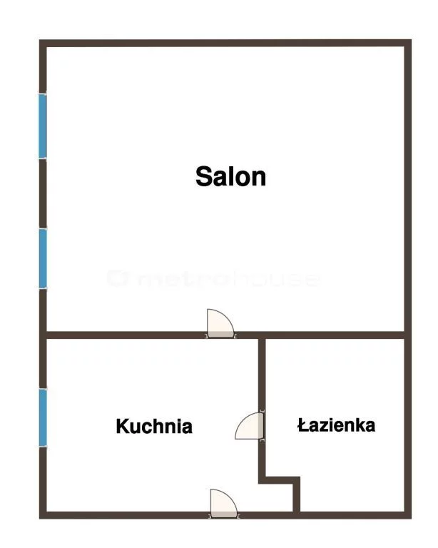 1 pokój, mieszkanie 33,00 m², parter, oferta nr , SMGEKA820, Aleksandrów Łódzki