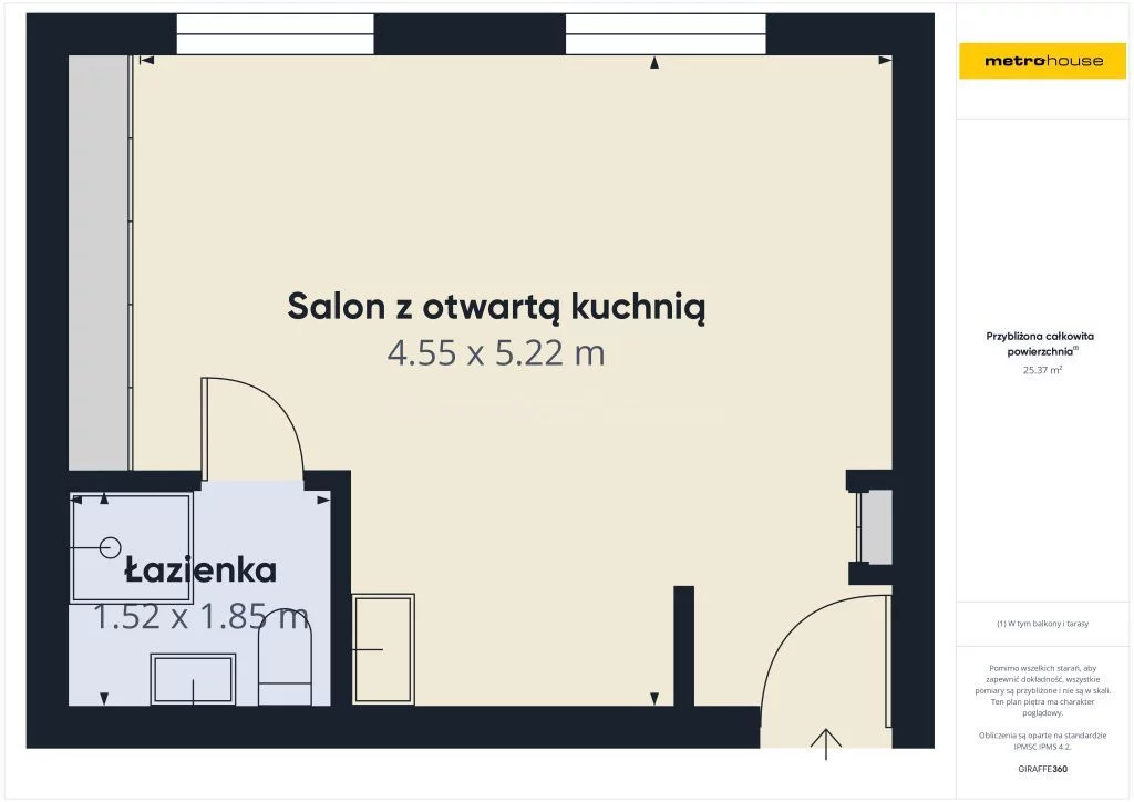 1 pokój, mieszkanie 25,87 m², piętro 4, oferta nr , SMMOVU875, Chorzów, Chorzów II, Chorzów II, Beskidzka