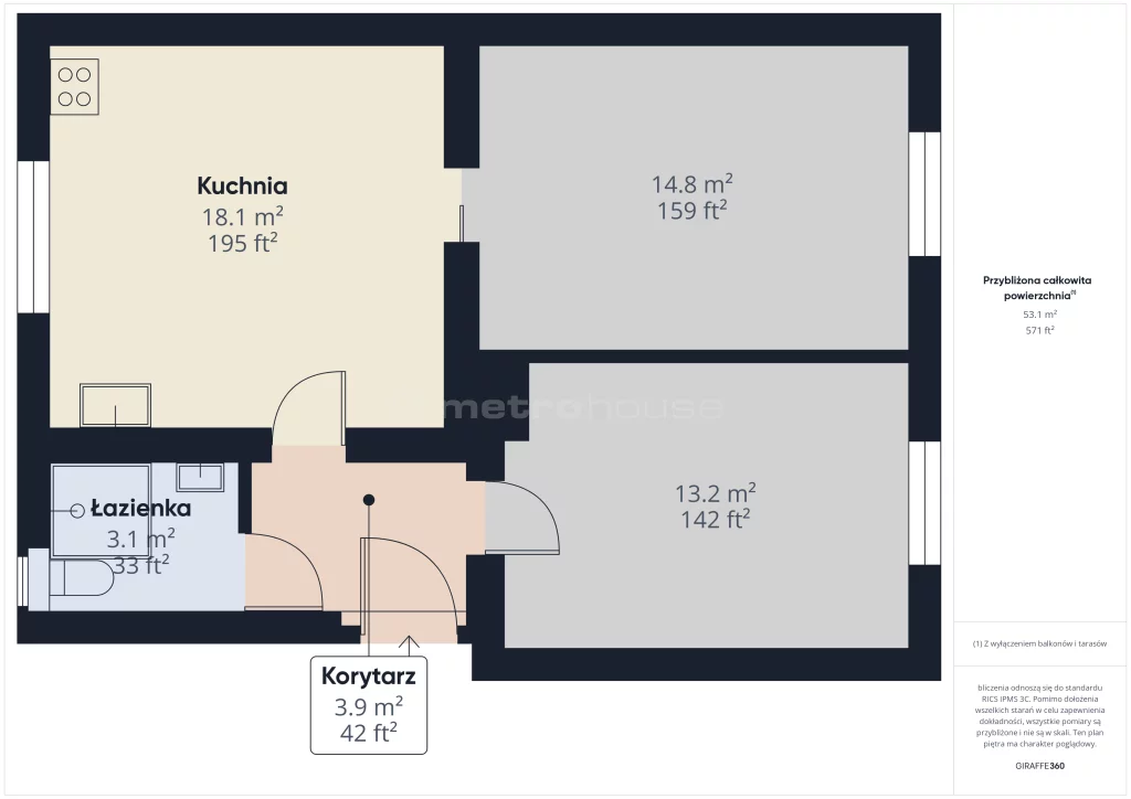 1 pokój, mieszkanie 61,00 m², parter, oferta nr , SMRUHU865, Ruszów, Brzozowa