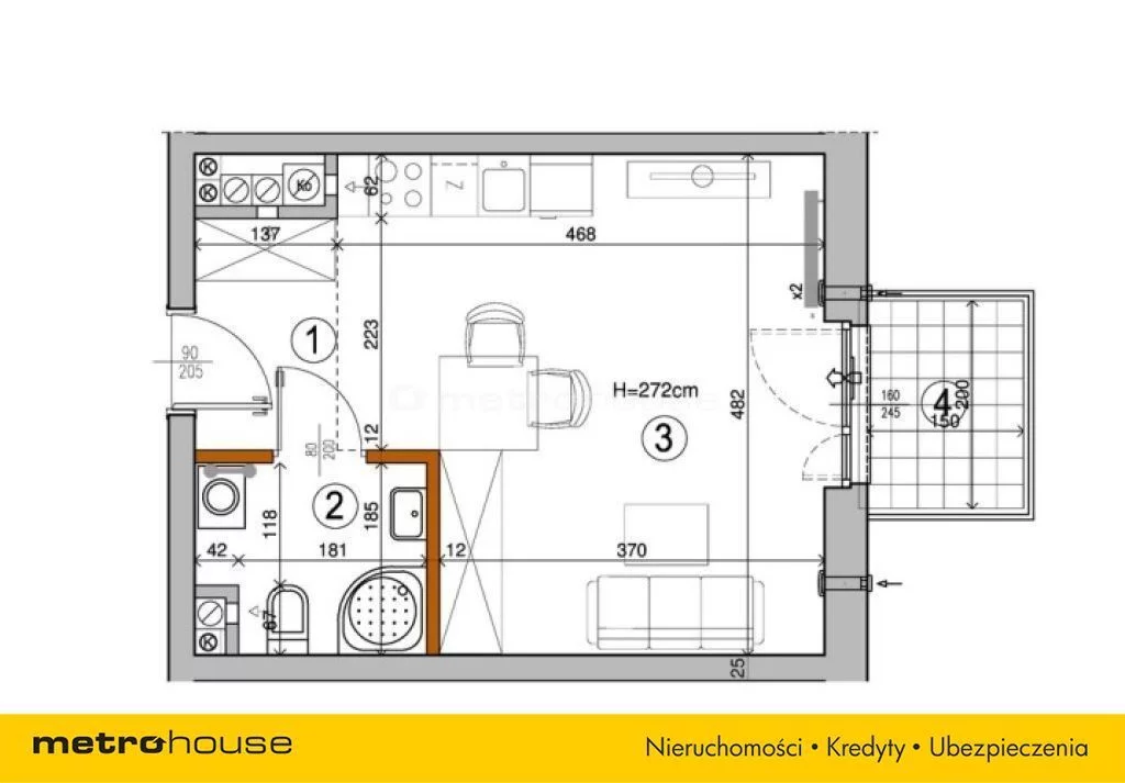 Mieszkanie 27,07 m², piętro 4, oferta nr , PR066815/LK/16249, Warszawa, Rembertów, Rembertów, Chełmżyńska-idx