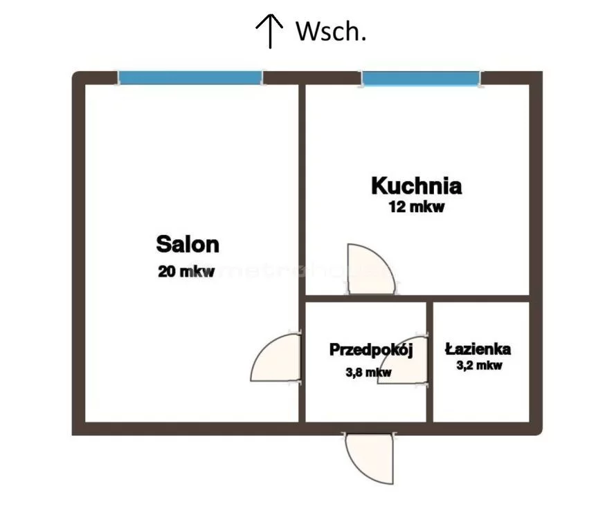 1 pokój, mieszkanie 37,99 m², piętro 3, oferta nr , SMNEKU512, Radom, Nad Potokiem, Filtrowa