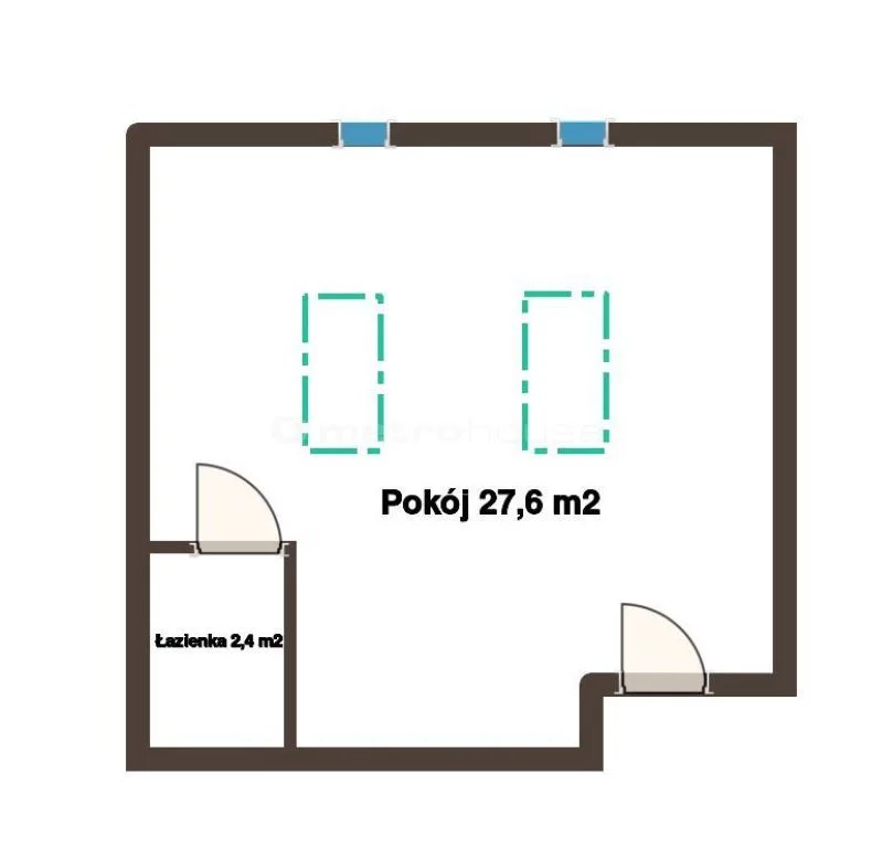1 pokój, mieszkanie 30,00 m², piętro 3, oferta nr , SMDOKA317, Nałęczów, Głębocznica