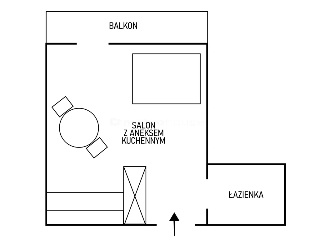 1 pokój, mieszkanie 27,63 m², piętro 2, oferta nr , SMJOJI273, Szklarska Poręba, Górna
