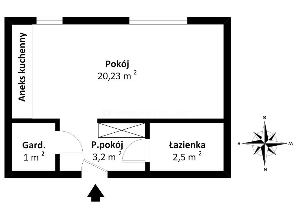 1 pokój, apartament 26,93 m², piętro 3, oferta nr , SMTUKA457, Warszawa, Praga Południe, Praga Południe, Grochowska