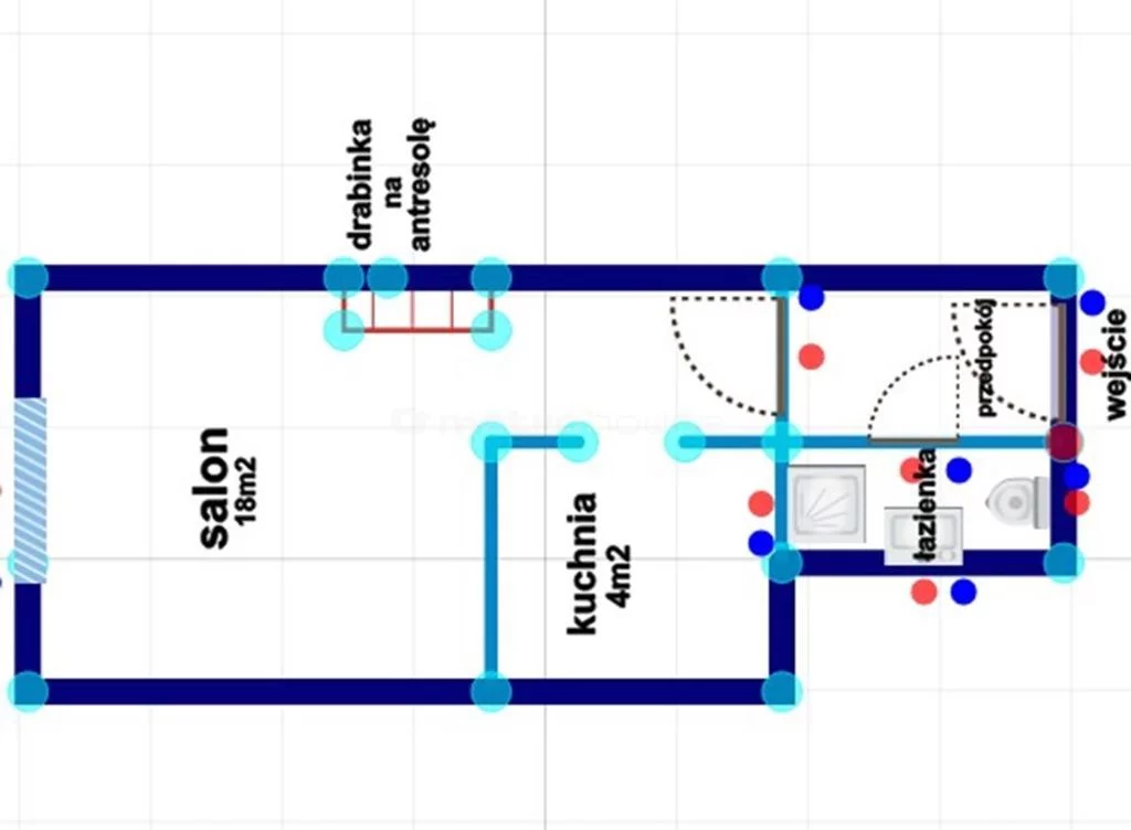 1 pokój, mieszkanie 26,58 m², piętro 1, oferta nr , SMHEVA130, Wrocław, Stare Miasto, Komuny Paryskiej