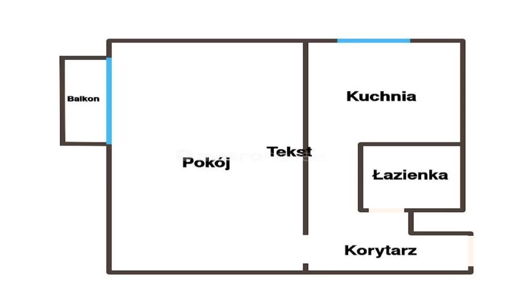 1 pokój, mieszkanie 40,00 m², piętro 3, oferta nr , SMCAPA444, Iława, Kościuszki