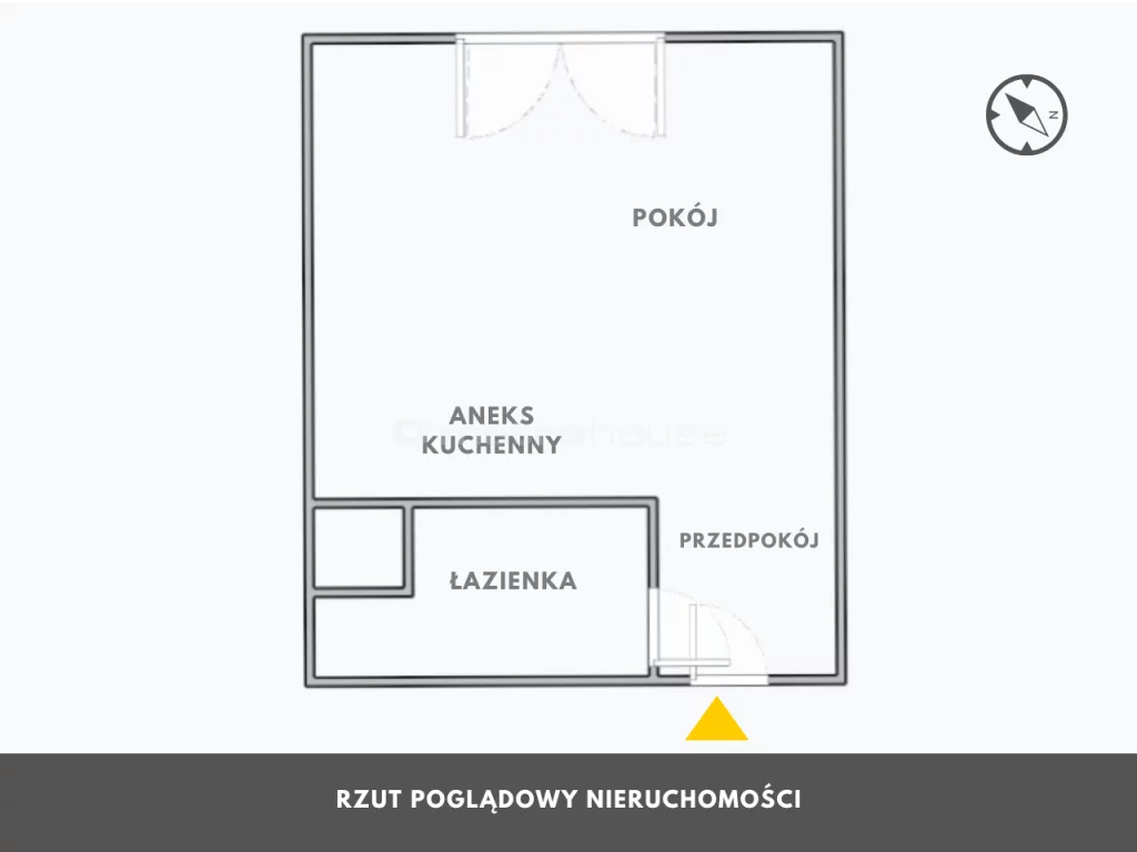 1 pokój, mieszkanie 29,42 m², piętro 2, oferta nr , SMZUHE161, Sianożęty, Lotnicza