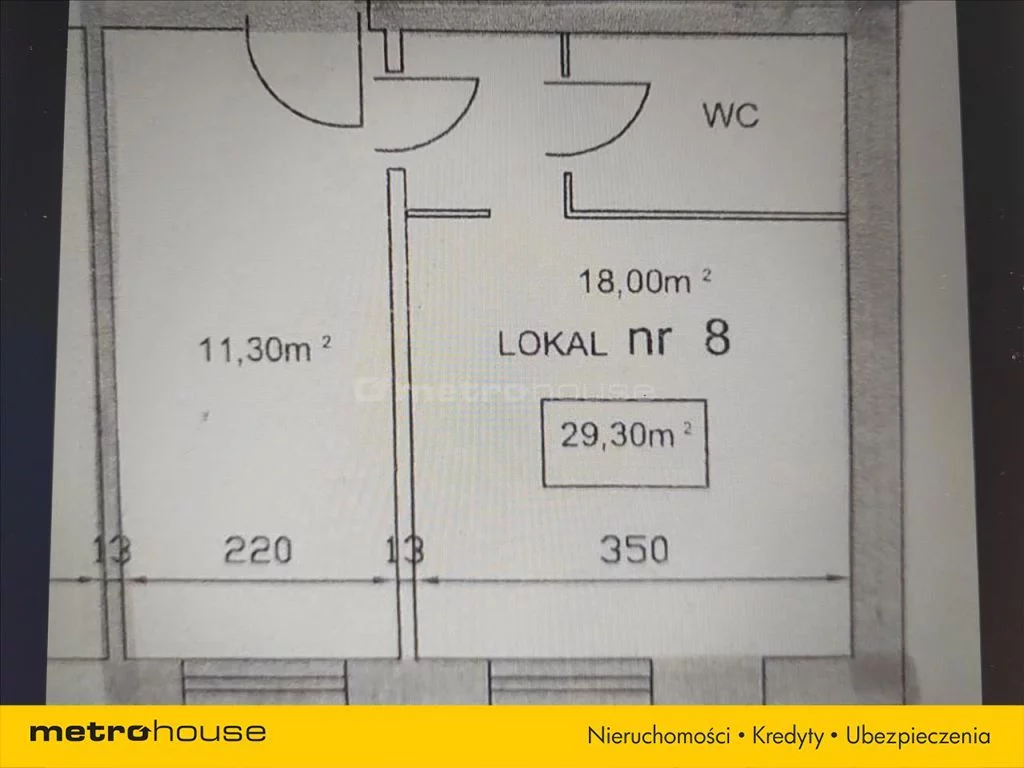 Mieszkanie na sprzedaż, 29,30 m², 1 pokój, 1 piętro, oferta nr DONE502