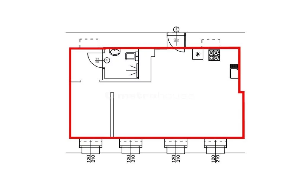 1 pokój, mieszkanie 42,80 m², piętro 1, oferta nr , SMMADE427, Łódź, Śródmieście, Śródmieście, Narutowicza