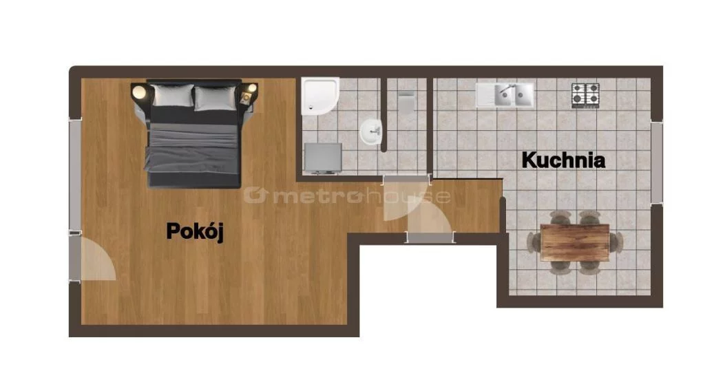 1 pokój, mieszkanie 32,40 m², piętro 21, oferta nr , SMNODA393, Gorzów Wielkopolski, Popławskiego