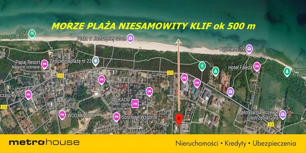 1 pokój, mieszkanie 15,89 m², piętro 1, oferta nr , SMNINE615, Jastrzębia Góra, Sanatoryjna