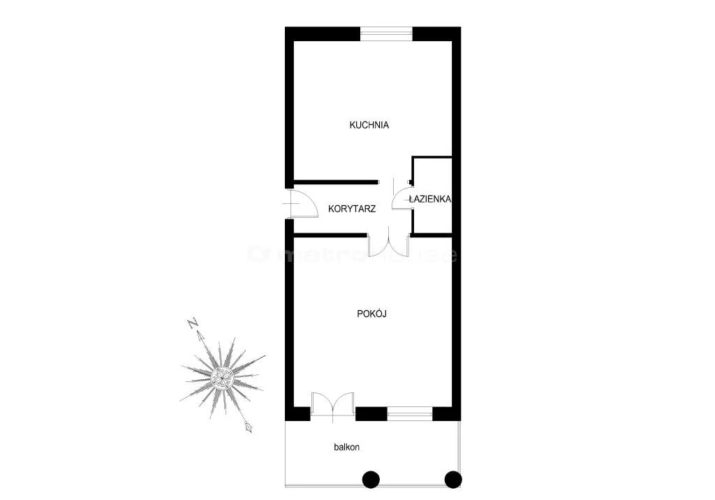 1 pokój, mieszkanie 51,00 m², piętro 1, oferta nr , SMHEZI499, Skierniewice