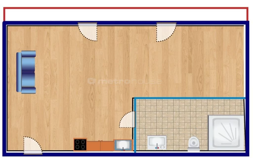 1 pokój, mieszkanie 35,55 m², piętro 2, oferta nr , SMGOFE668, Sosnówka