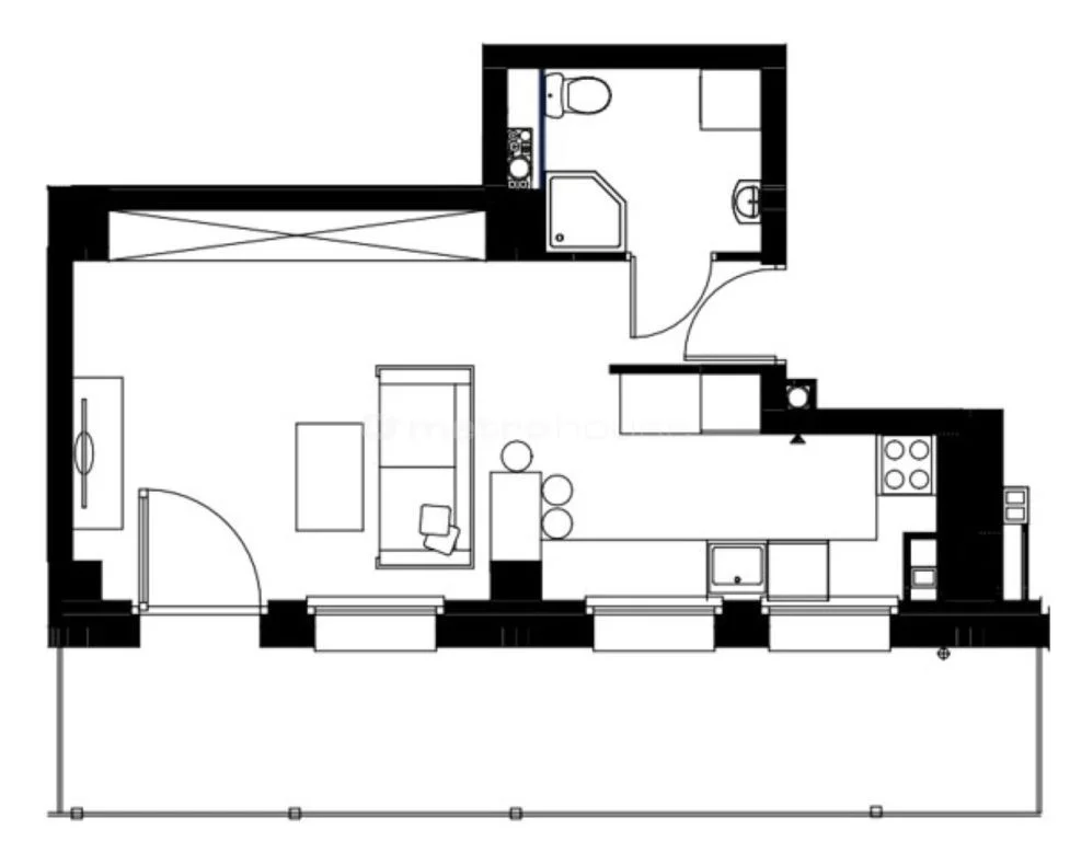1 pokój, mieszkanie 30,98 m², piętro 1, oferta nr , SMMEHA879, Stargard