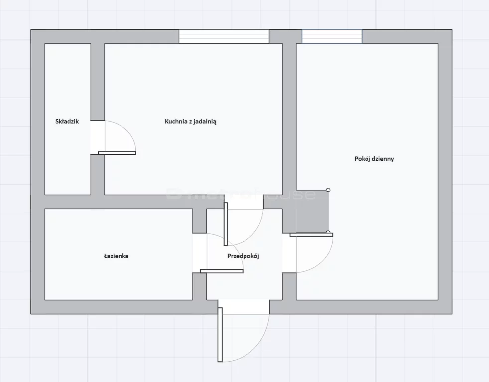 1 pokój, mieszkanie 26,00 m², parter, oferta nr , SMSOFE170, Ruda Śląska, Staszica