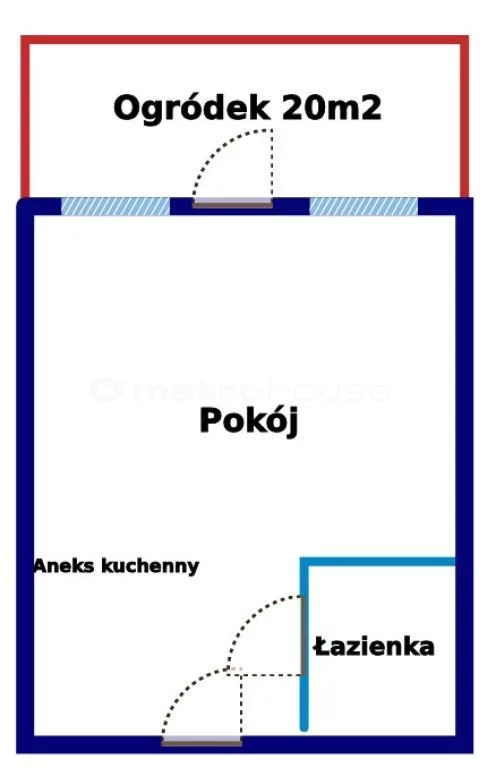 1 pokój, mieszkanie 27,00 m², parter, oferta nr , BEJY001, Łódź, Stefanowskiego