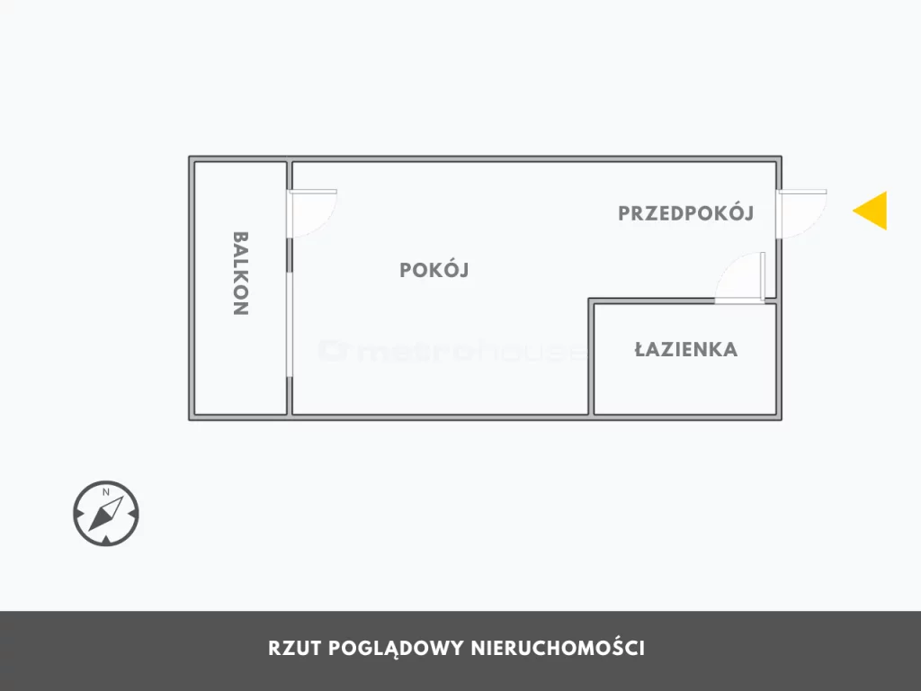1 pokój, mieszkanie 29,45 m², piętro 5, oferta nr , SMMALA504, Kołobrzeg, Sułkowskiego
