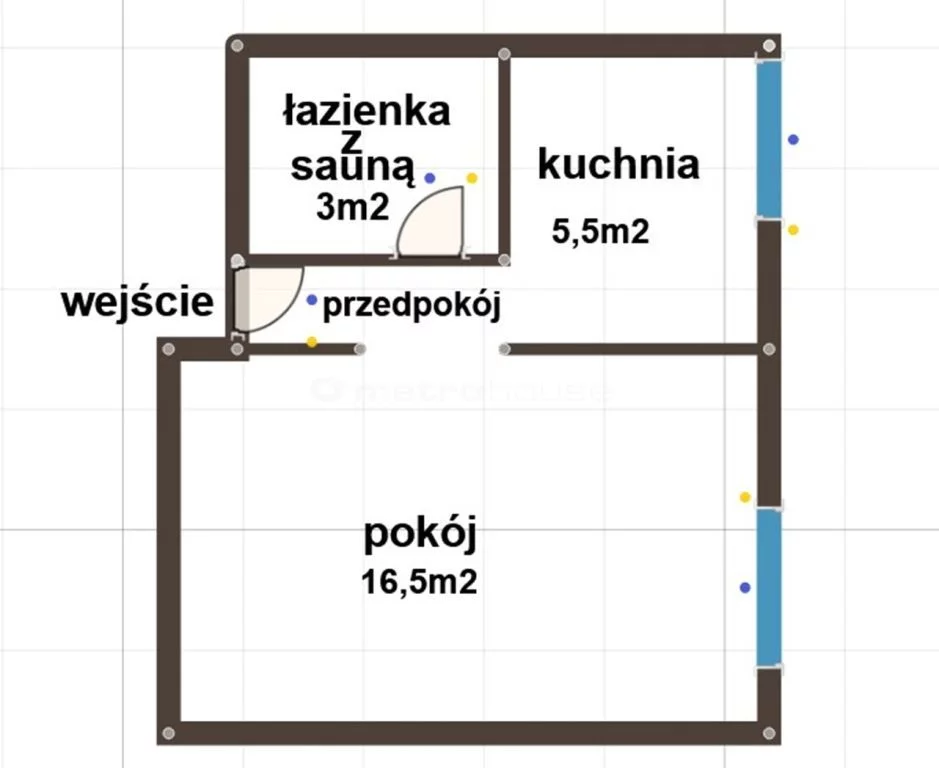1 pokój, apartament 28,18 m², piętro 1, oferta nr , SMMOGU348, Wrocław, Stare Miasto, Szewska