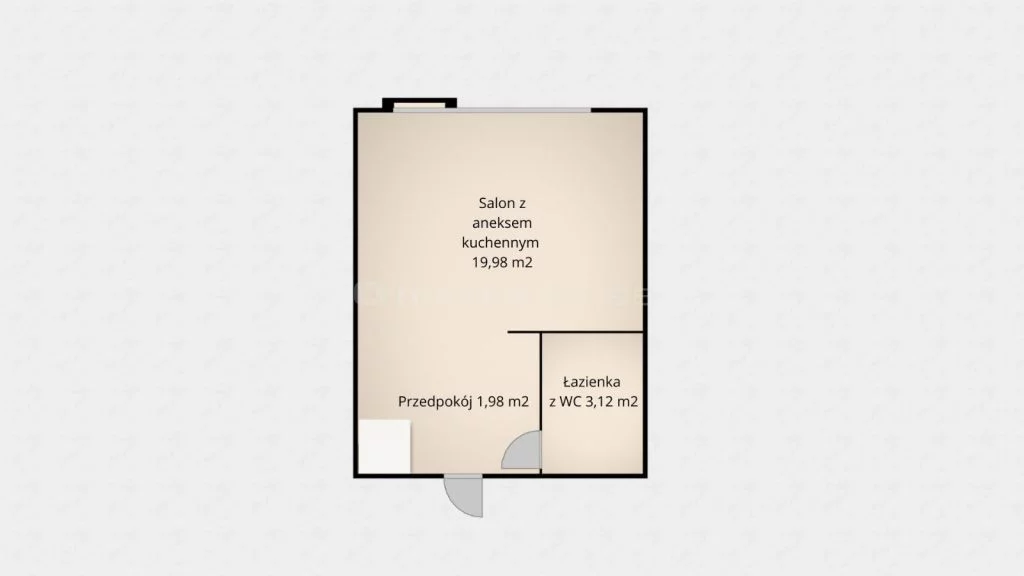 1 pokój, mieszkanie 25,08 m², piętro 3, oferta nr , SMTOMA656, Kraków, Prądnik Czerwony, Tadeusza kantora