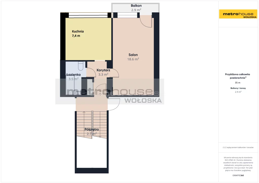 1 pokój, mieszkanie 35,00 m², piętro 2, oferta nr , SMLAJE497, Warszawa, Ursus, Ursus, Wapowskiego