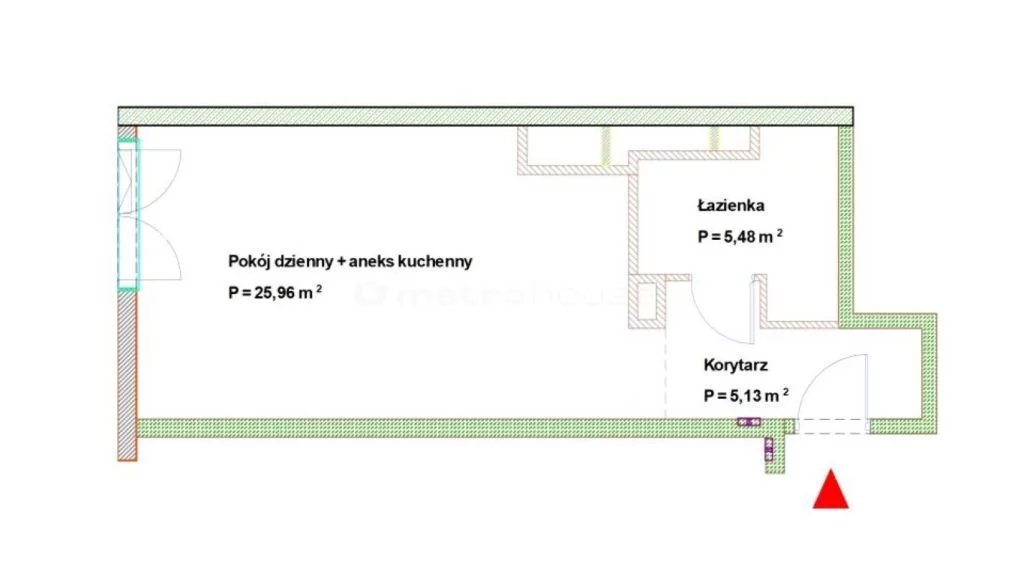 1 pokój, apartament 36,60 m², piętro 10, oferta nr , SMCIGE474, Warszawa, Mokotów, Mokotów