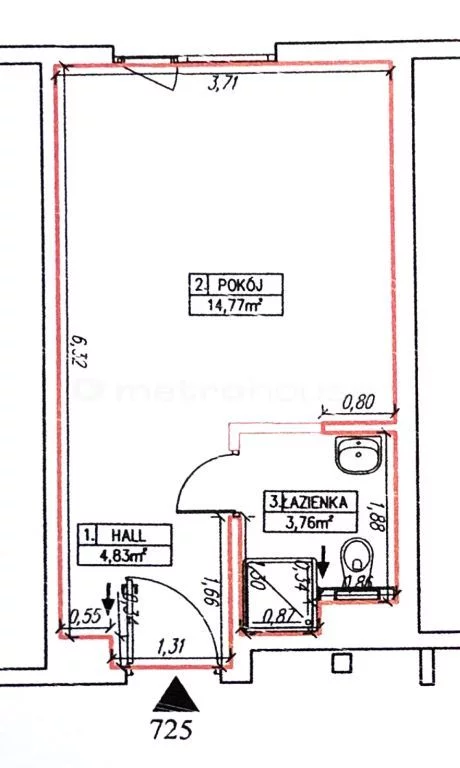 1 pokój, apartament 23,36 m², piętro 8, oferta nr , KIPE066, Warszawa, Wola, Wola, Wolska