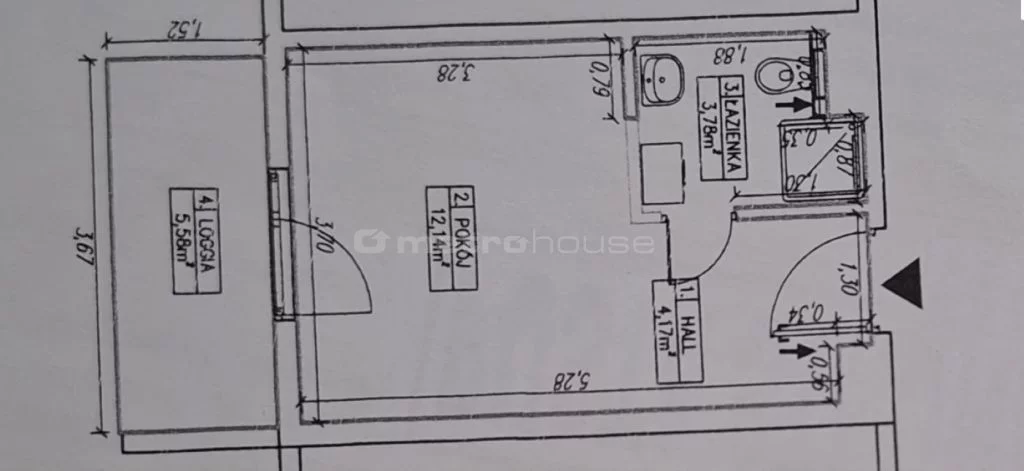 1 pokój, apartament 20,09 m², piętro 8, oferta nr , SMTUFU853, Warszawa, Wola, Wola, Wolska