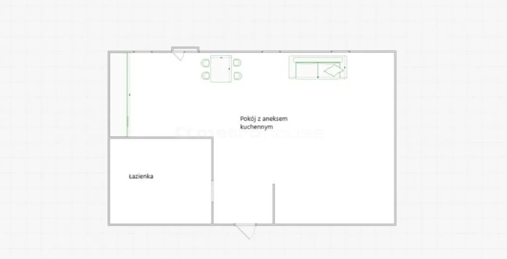 1 pokój, mieszkanie 24,70 m², piętro 4, oferta nr , SMNASY257, Siedlce, Wyszyńskiego